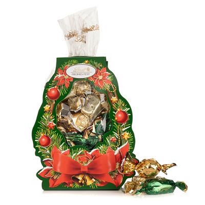 LINDT Weihnachtsgrüße Klassiker 4. Sorten exklusiv bei QVC 36 Stück, Inhalt 563g