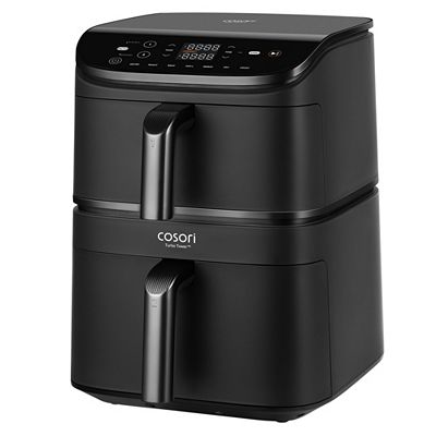 COSORI CAF-DC121-ADER Turbo Tower™ Heißluftfritteuse 10,8L Volumen