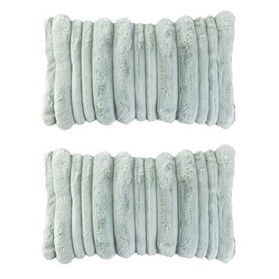 MONT CHALET 2 Premium-Kissen Cord-Streifen Mikrofaser-Abseite gefüllt, ca. 30x50cm