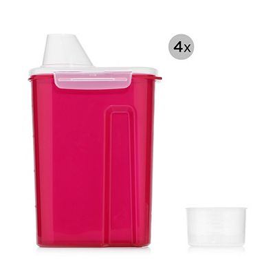 B-Ware LocknLock Vorratsdosen Schüttfunktion 2,4l / 4 Dosen