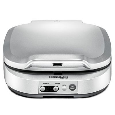 ROMMELSBACHER Pancake Maker PAM für 4 Pancakes Antihaftbeschichtung LED-Display