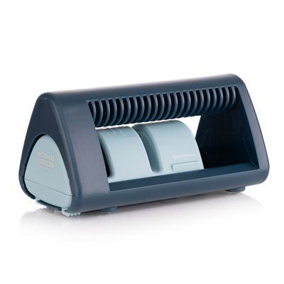 KUHN RIKON 2in1-Messerschärfer für Wellenschliff- und gerade Klingen rutschfeste Füße