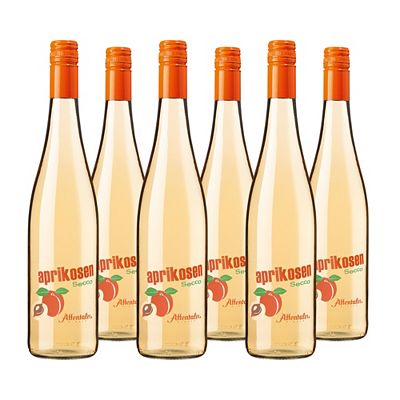 AFFENTALER WEIN Aprikosen Secco 6 Flaschen à 0,75l frisch und fruchtig exklusiv bei QVC