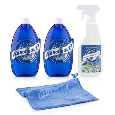 WÄSCHEDUFT PLUS Duftspülung Trocknerpad & Duft-Textilreiniger 2x 750ml & 1x 500ml