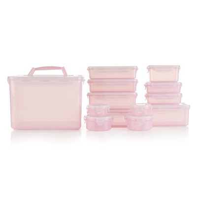 LocknLock 13 Frischhaltedosen stapelbar & nestbar 100ml-10L Gesamtvolumen 16,9L