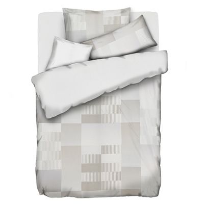 WINTERENGEL Wendebettwäsche grafisch gesondert Mikrofaser Flanell Einzelbett, 5tlg.