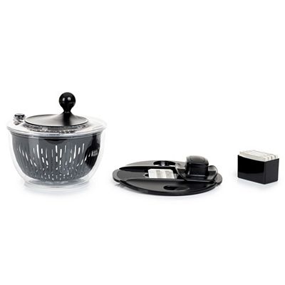 Thumbnail - COOK´S ESSENTIALS Salatschleuder & Schneide-Set mit 5 Aufsätzen und Aufbewahrungsbox