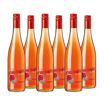Thumbnail - AFFENTALER WEIN Granatapfel Secco 6 Flaschen à 0,75l frisch-fruchtig exklusiv bei QVC