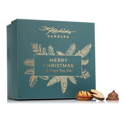 DER KEKSBÄCKER Feines Gebäck Weihnachtsmischung 8 verschiedene Sorten Inhalt 900g