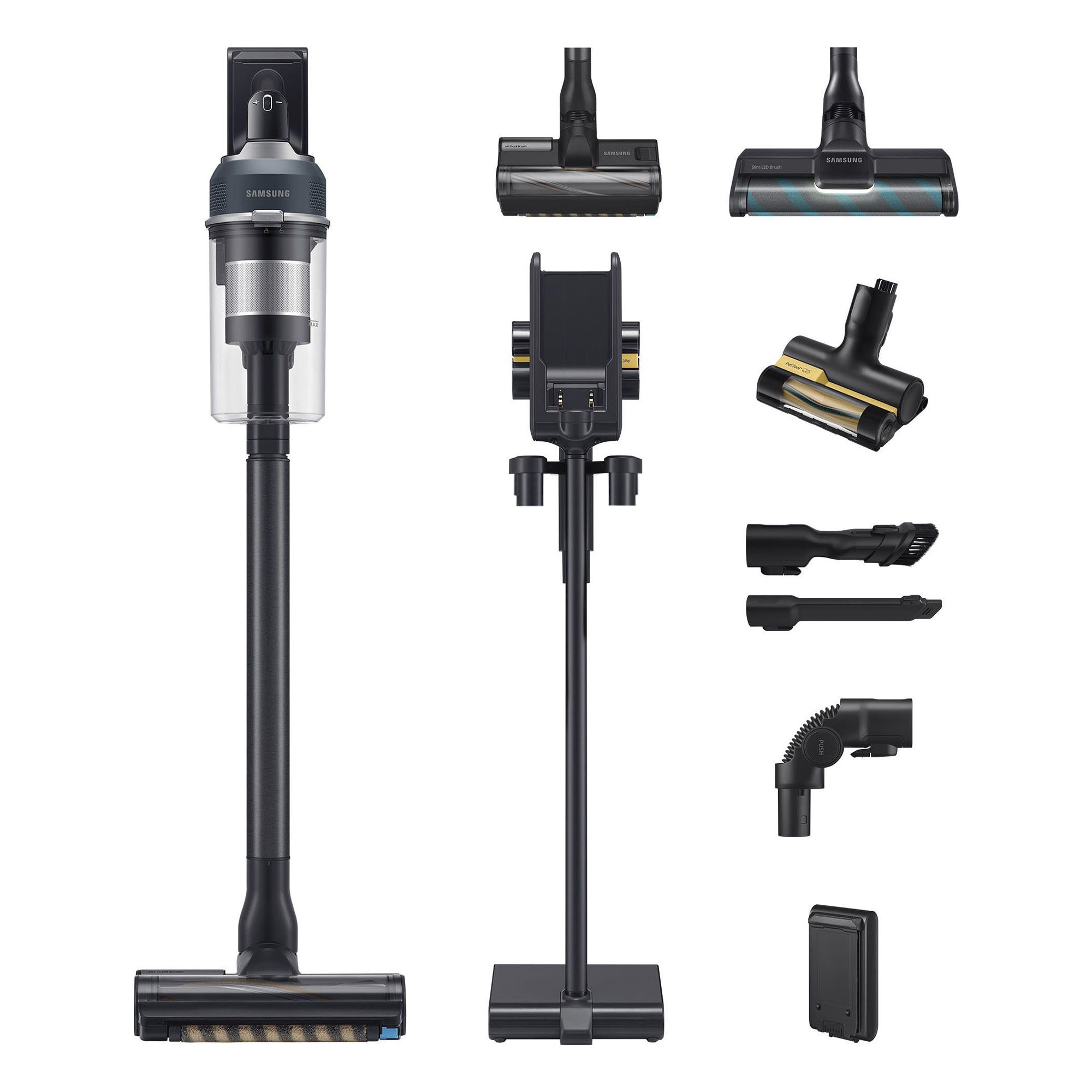 SAMSUNG Akku-Handstaubsauger Jet 95 CompleteClean inkl. freistehende Ladestation VS-20C95E4TB/WD