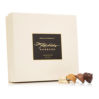 DER KEKSBÄCKER Feines Gebäck Trüffel Mischung 4 verschiedene Sorten Inhalt 500g