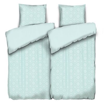 SOFT WAVE Wendebettwäsche Rautenstruktur Mikrofaser Doppelbett, 4tlg.