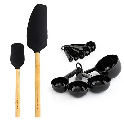 KITCHENAID® Geschenk-Set zum Backen Schaber & Messlöffel 11 tlg.