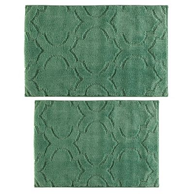 CASA FONDO 2 Fußmatten uni Struktur-Design Mikrofaser extra fein 45x65cm & 50x80cm