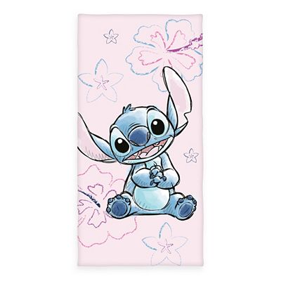 DISNEY® Badetuch Stitch Baumwoll Velours ca. 75x150cm