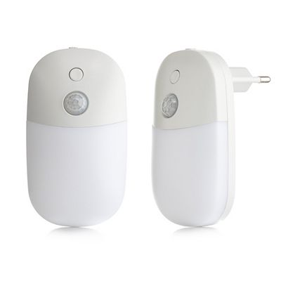 LED-Nachtlichter mit Bewegungssensor 3 Helligkeitsstufen Erfassungswinkel 120° 2 Stück