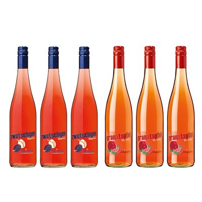 AFFENTALER WEIN Herbst Secco-Set 3x Granatapfel Secco 3x Zwetschgen Secco exklusiv bei QVC