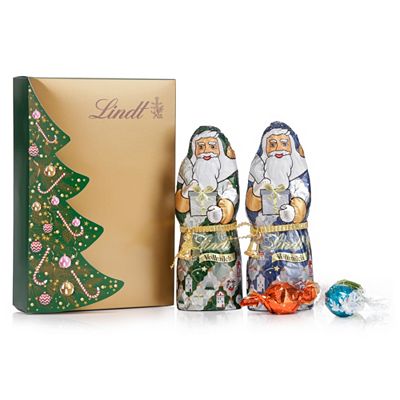 Thumbnail - LINDT 2 Vollmilch Santa und 4 Sorten Lindor exklusiv bei QVC Inhalt 478g, 21 Stück