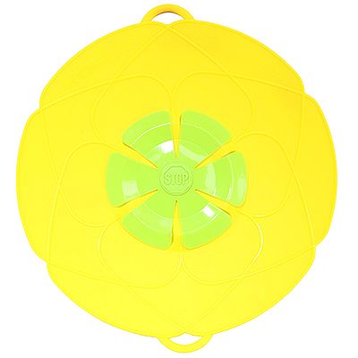 KOCHBLUME® Überkochstopp & Spritzschutz spülmaschinenfest Größe L, Ø 14-24cm