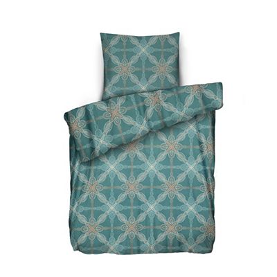 WINTERENGEL Bettwäsche Mosaik-Muster Mikrofaser Flanell Einzelbett, 2tlg.