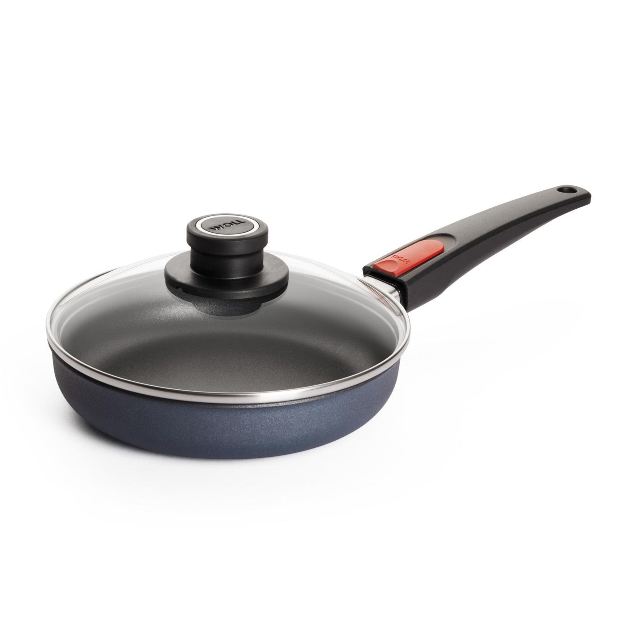 WOLL® Diamond Lite Flachpfanne Ø20cm 5cm hoch inkl. Glasdeckel