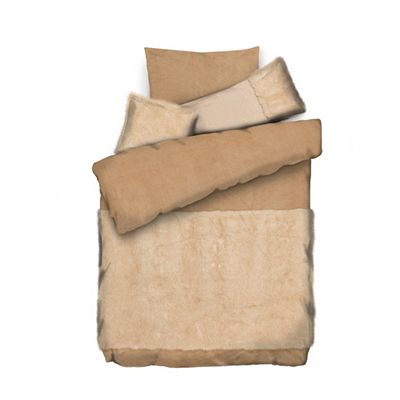 MONT CHALET Wendebettwäsche Fellimitat Mikrofaser Einzelbett, 4tlg.