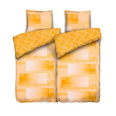 JERYMOOD extra soft Wendebettwäsche Grafik Mikrofaser Jersey Doppelbett, 4tlg.