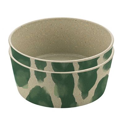 KOZIOL Schalen-Set CONNECT BOWL MOSTERA 890ml, 2tlg.