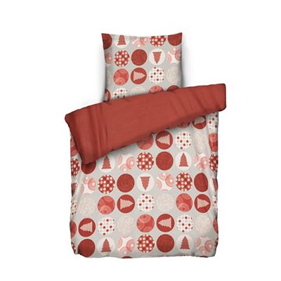 WINTERENGEL Bettwäsche Weihnachtsmotiv Mikrofaser Flanell Einzelbett, 2tlg.