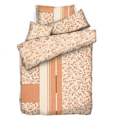 WINTERENGEL Premium Bettwäsche Mustermix mit Ranken Mikrofaser Flanell Einzelbett, 4tlg.