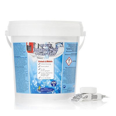 AQUA CLEAN PUR Entkalker-Multi Power-Tabs kraftvolle Wirkung 50 Stück