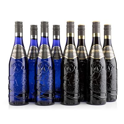AFFENTALER WEIN Spätlese Weine 8 Affenflaschen Jahrgang 2023/2024 exklusiv bei QVC