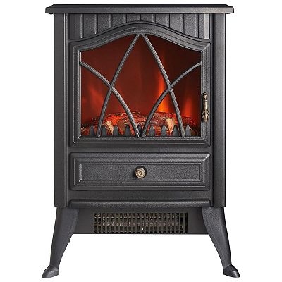 Elektrokamin ND-16D2P LED-Flammeneffekt freistehend 2 Heizstufen ND-16D2P