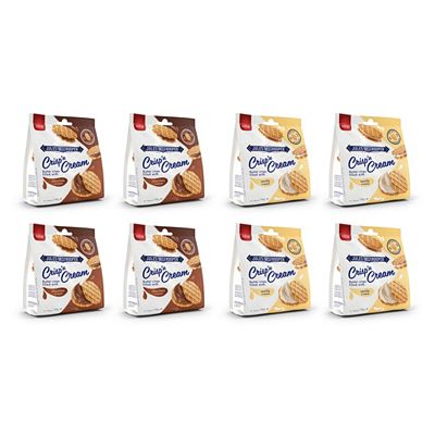 JULES DESTROOPER Feinstes Gebäck Crisp'n Cream 2 Sorten, 8 Packungen Inhalt 914g