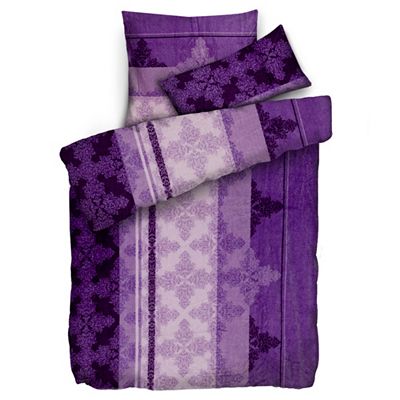 BADIZIO Classic Bettwäsche Ornament-Design Mikrofaser Plüsch Einzelbett, 3tlg.
