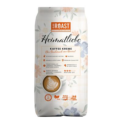 BLANK ROAST Heimatliebe Kaffee Kreme ganze Bohnen Inhalt 1.000g