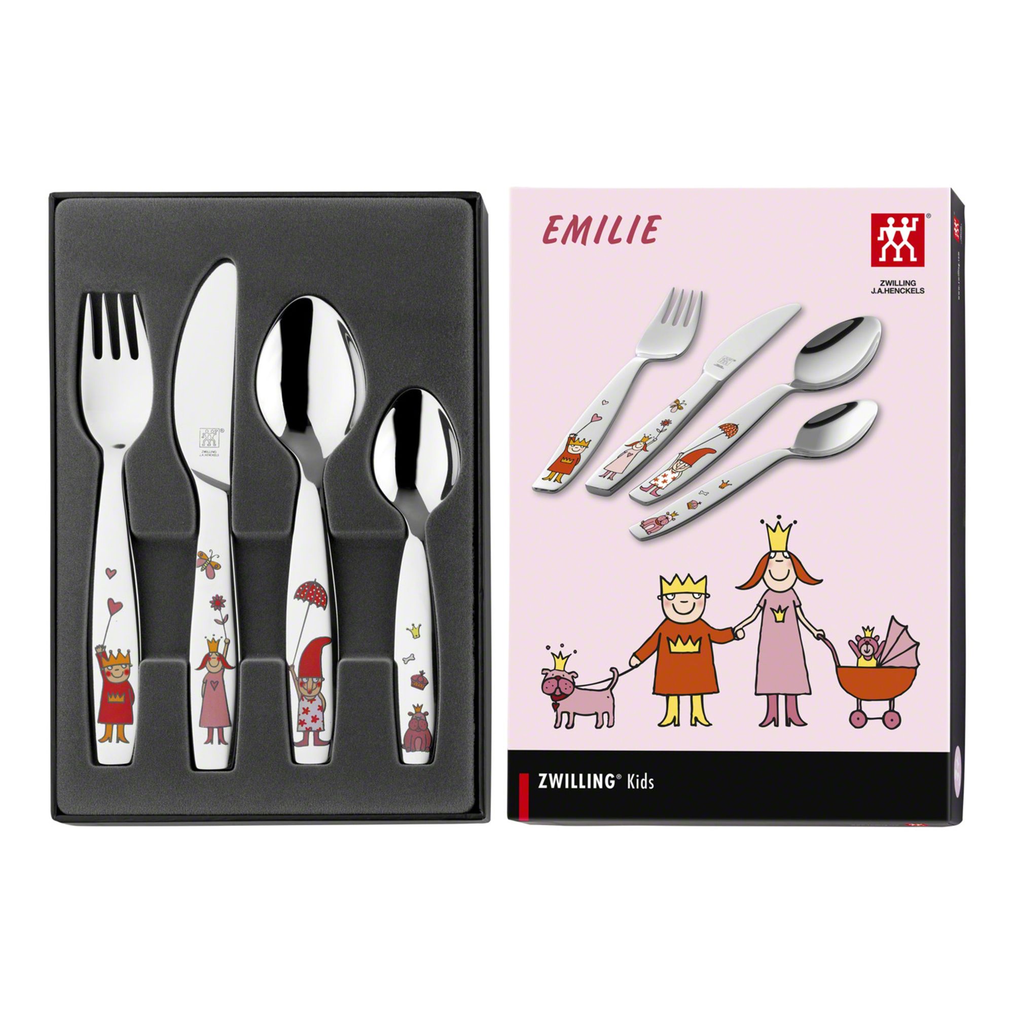 ZWILLING® Kinderbesteck-Set Mit Motiv Aus Edelstahl 4tlg. - QVC.de