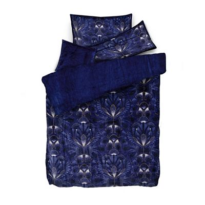 MONT CHALET Wendebettwäsche leuchtende Ornamente Mikrofaser Chinchilla Einzelbett, 4tlg.