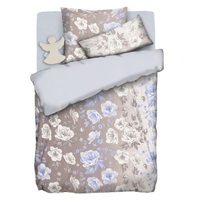 WINTERENGEL Wendebettwäsche inkl. Engelkissen Mikrofaser Flanell Einzelbett, 5tlg.