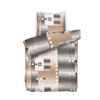 WINTERENGEL Premium Bettwäsche grafisch gesondert Mikrofaser Flanell Einzelbett, 2tlg.