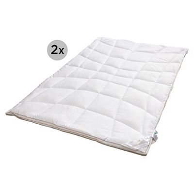 GOLDWOLKE 2 Winterdecken neue Füllung f.Allergiker geeignet Größenauswahl