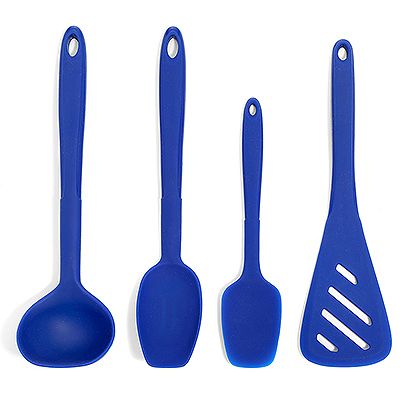 KOCHBLUME® Küchenhelfer-Set Kompakt aus Silikon 4tlg.