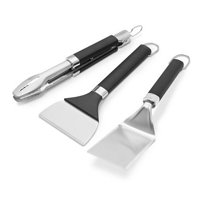 Thumbnail - WEBER® Plancha Zubehör-Set Soft-Touch-Griff Edelstahl 3tlg.