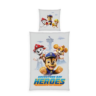 PAW PATROL™ Wendebettwäsche Adventure bay Heroes Baumwoll Flanell Einzelbett, 2tlg.