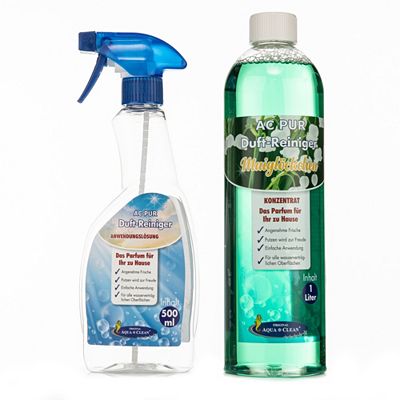 AQUA CLEAN PUR Duft-Reiniger Konzentrat Maiglöckchen 1l inkl. Sprühflasche
