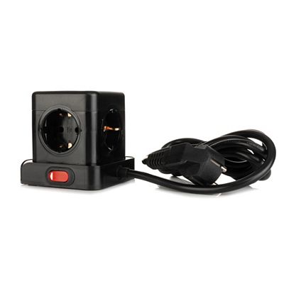 Steckdosenwürfel 9-fach Anschluss inkl. 3x USB-A, 1x USB-C TÜV/GS geprüft