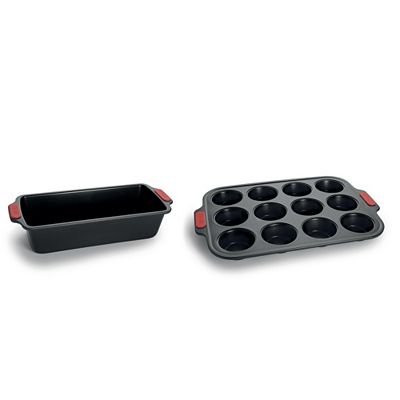 Thumbnail - WOLL® Let's bake! Backformen-Set, 2tlg. Muffinform 36,5x28cm & Kastenform 28x11cm
