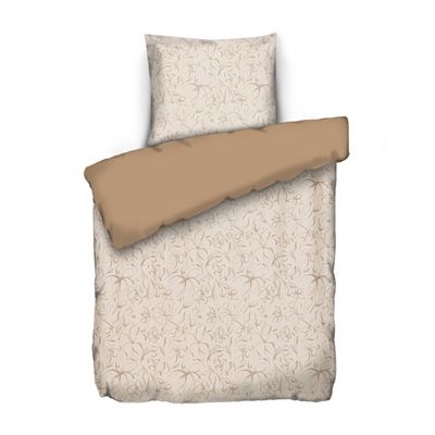 WINTERENGEL Wendebettwäsche Blumenmuster Mikrofaser Flanell Einzelbett, 2tlg.