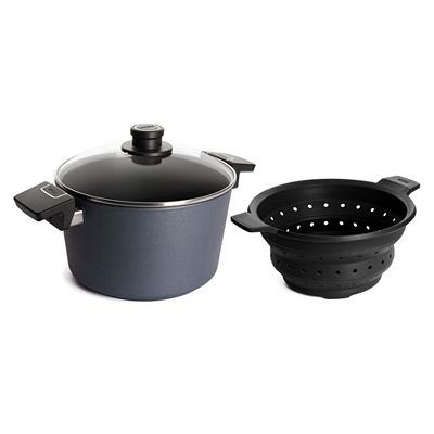 WOLL® Diamond Lite Topf Ø 24cm mit Siebeinsatz