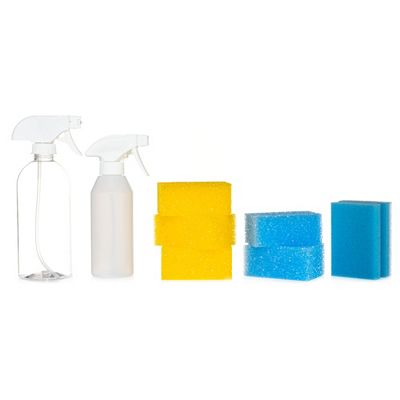 Thumbnail - AQUA CLEAN Zubehör-Set Sprühflaschen & Reinigungsschwämme 8tlg.